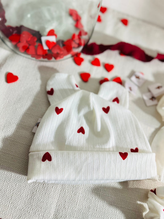 Ensemble matchy-matchy bonnet & chouchou cécile