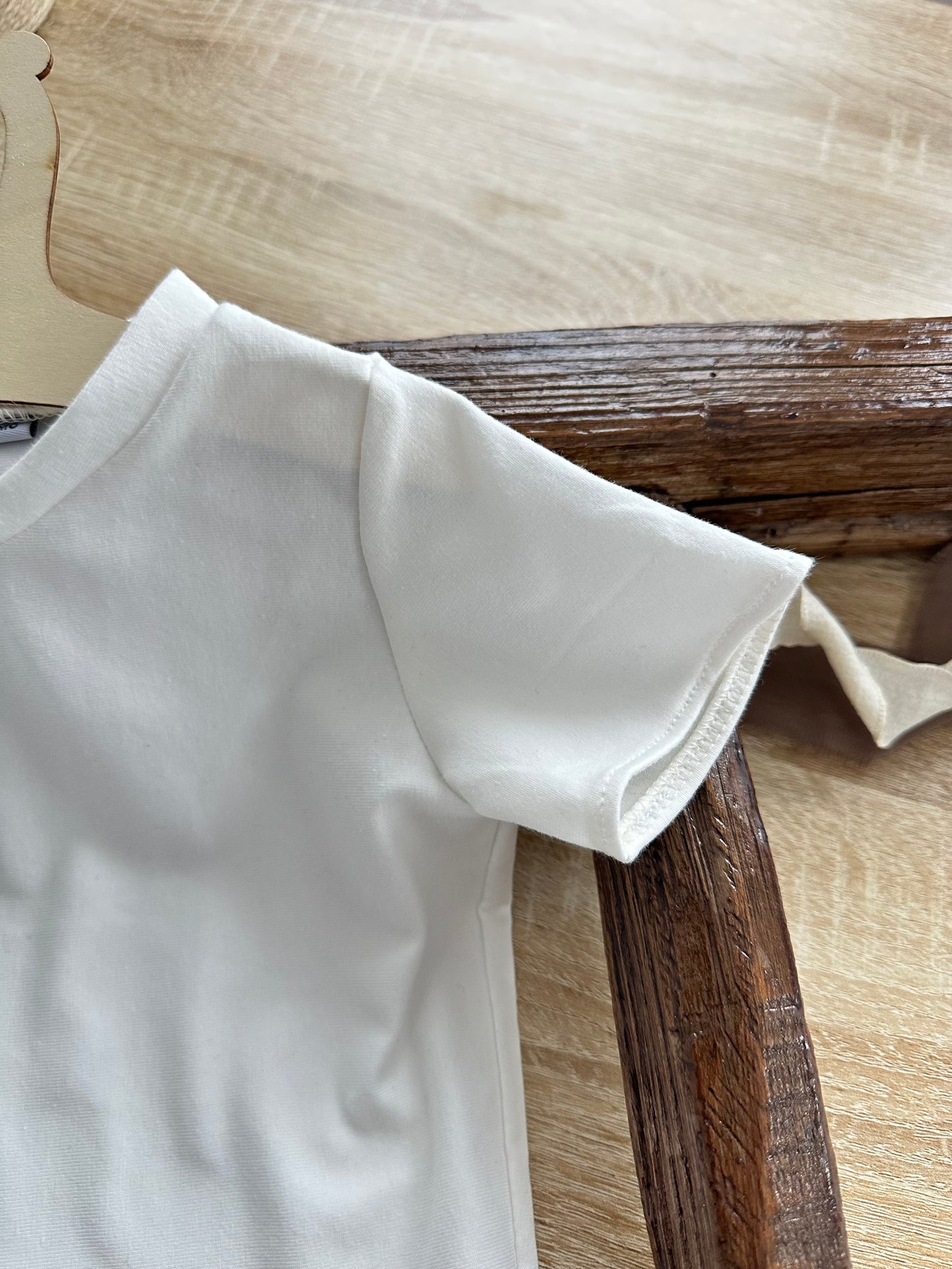 T-Shirt manche courte Oeko-Tex écru