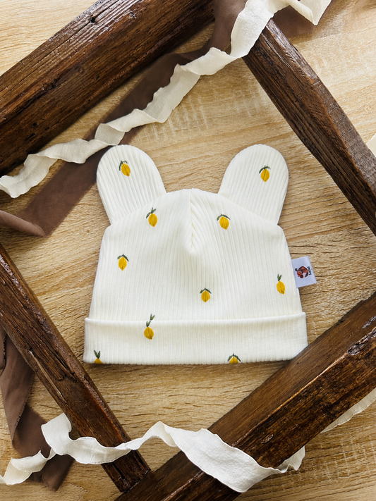 Bonnet ourson Leemon - Oeko-Tex
