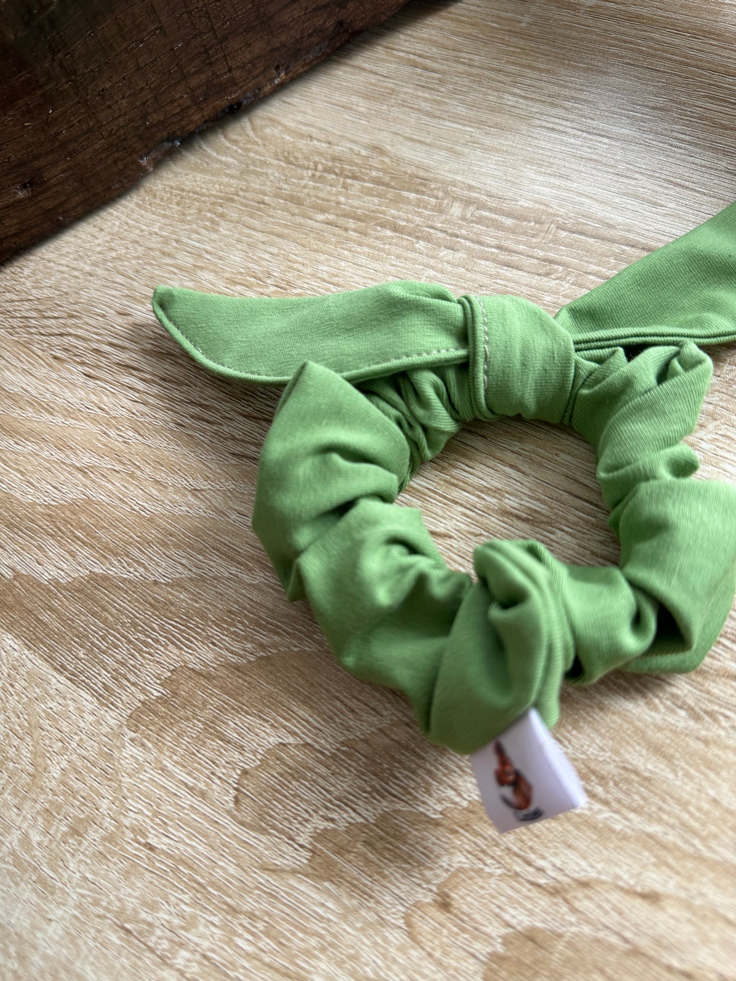 Chouchou Cécile vert printemps
