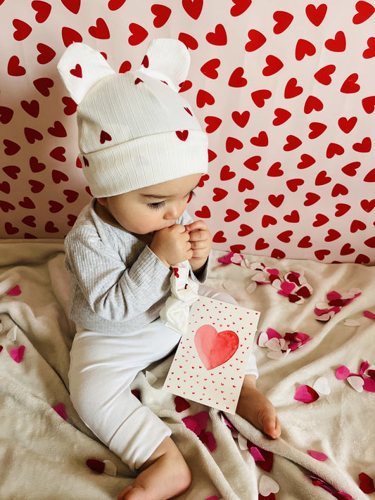 Ensemble matchy-matchy bonnet & chouchou cécile