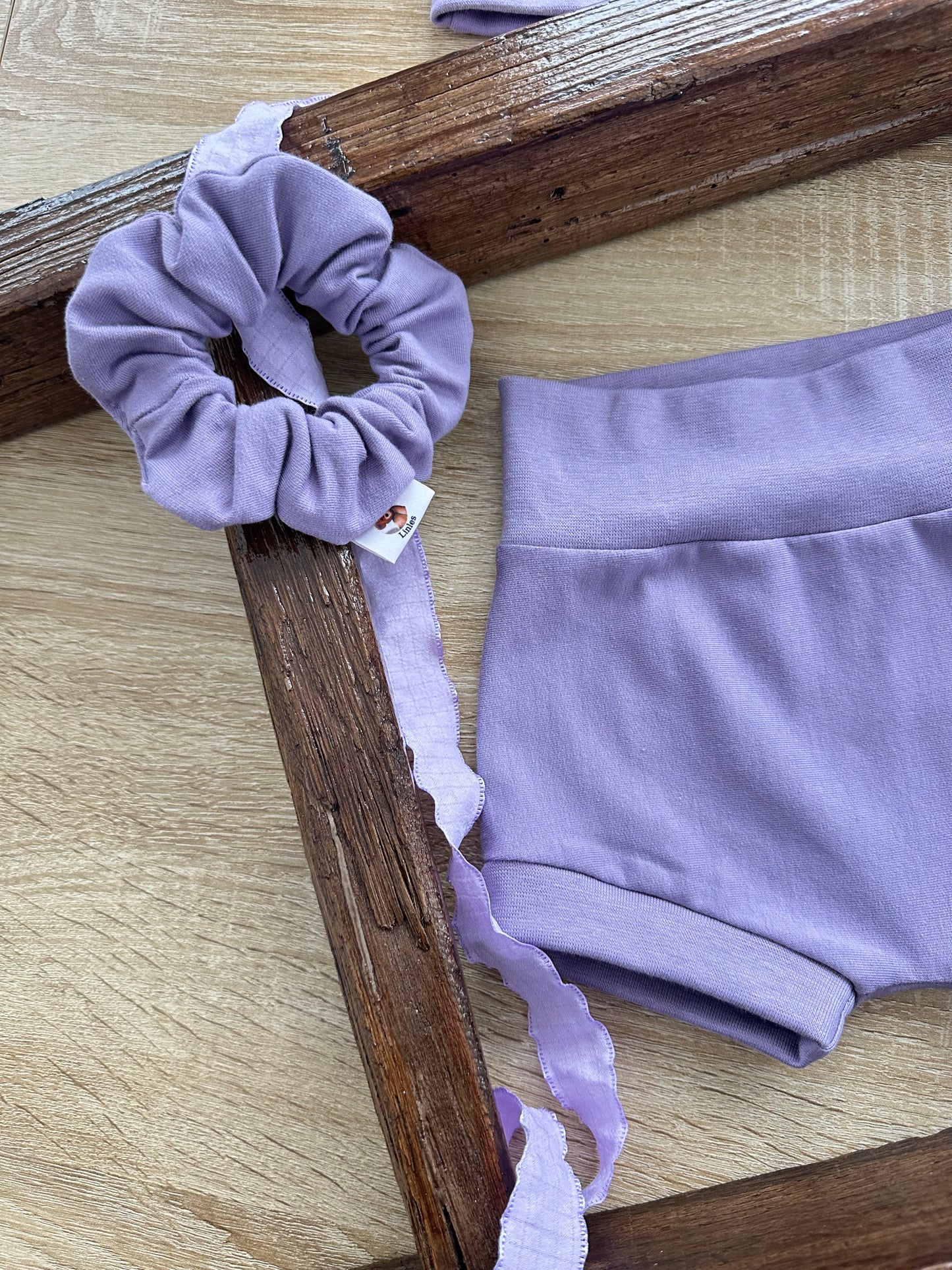Short couleur lila Oeko-Tex