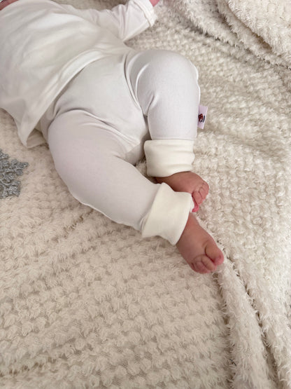 Sarouel couleur écru & blanc cassé Oeko-Tex