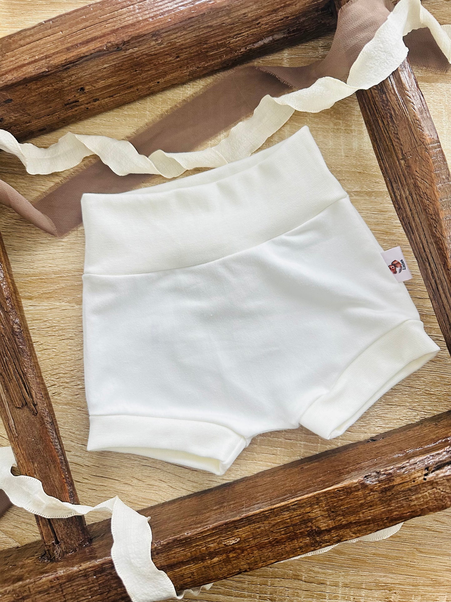Short couleur écru Oeko-Tex