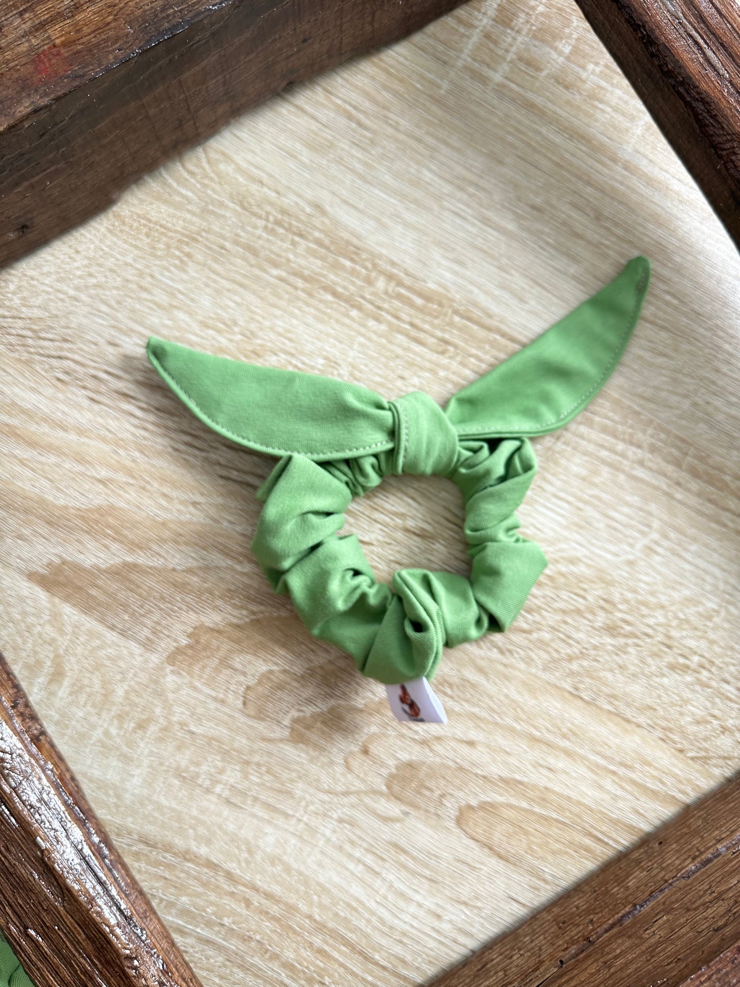 Chouchou Cécile vert printemps