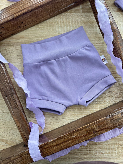 Short couleur lila Oeko-Tex