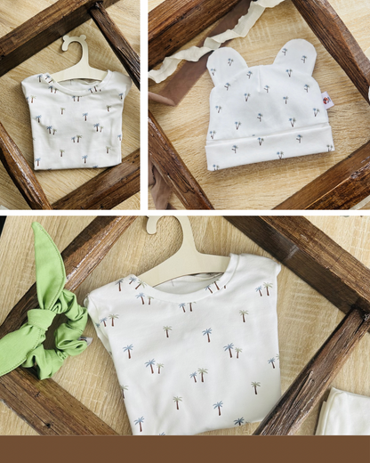 Duo douceur (Bonnet + Tee shirt manches longues)