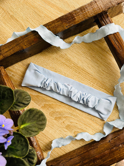 Bandeau bleu ciel printemps