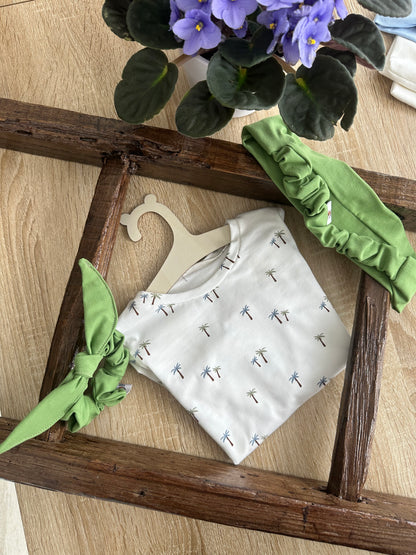 Look complet collection printemps (sarouel, tee shirt, bonnet)
