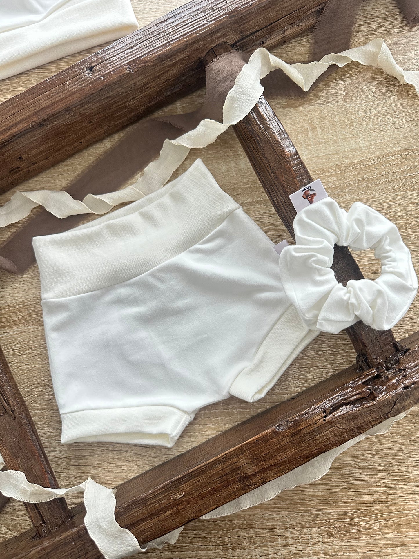 Short couleur écru Oeko-Tex