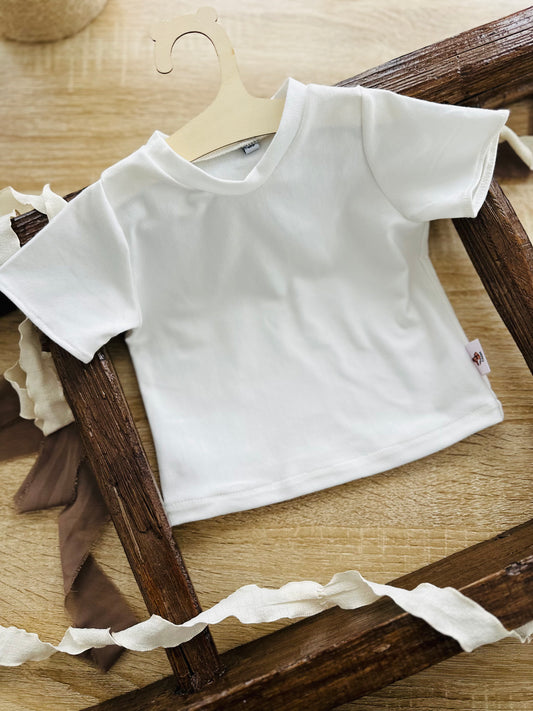 T-Shirt manche courte Oeko-Tex écru