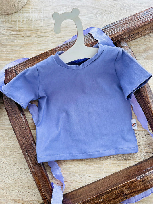 T-Shirt manche courte Lila Oeko-Tex