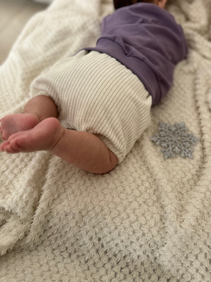 Bloomer en velours écru Oeko-Tex