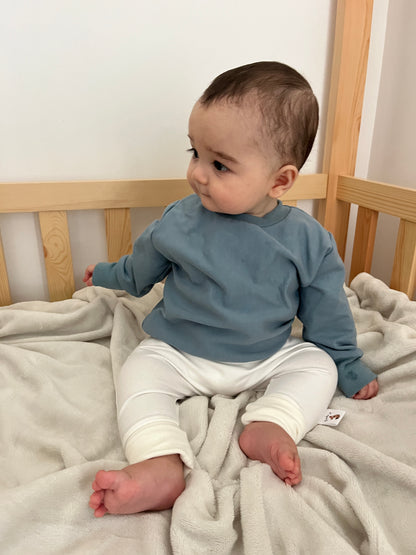 Sarouel couleur écru & blanc cassé Oeko-Tex