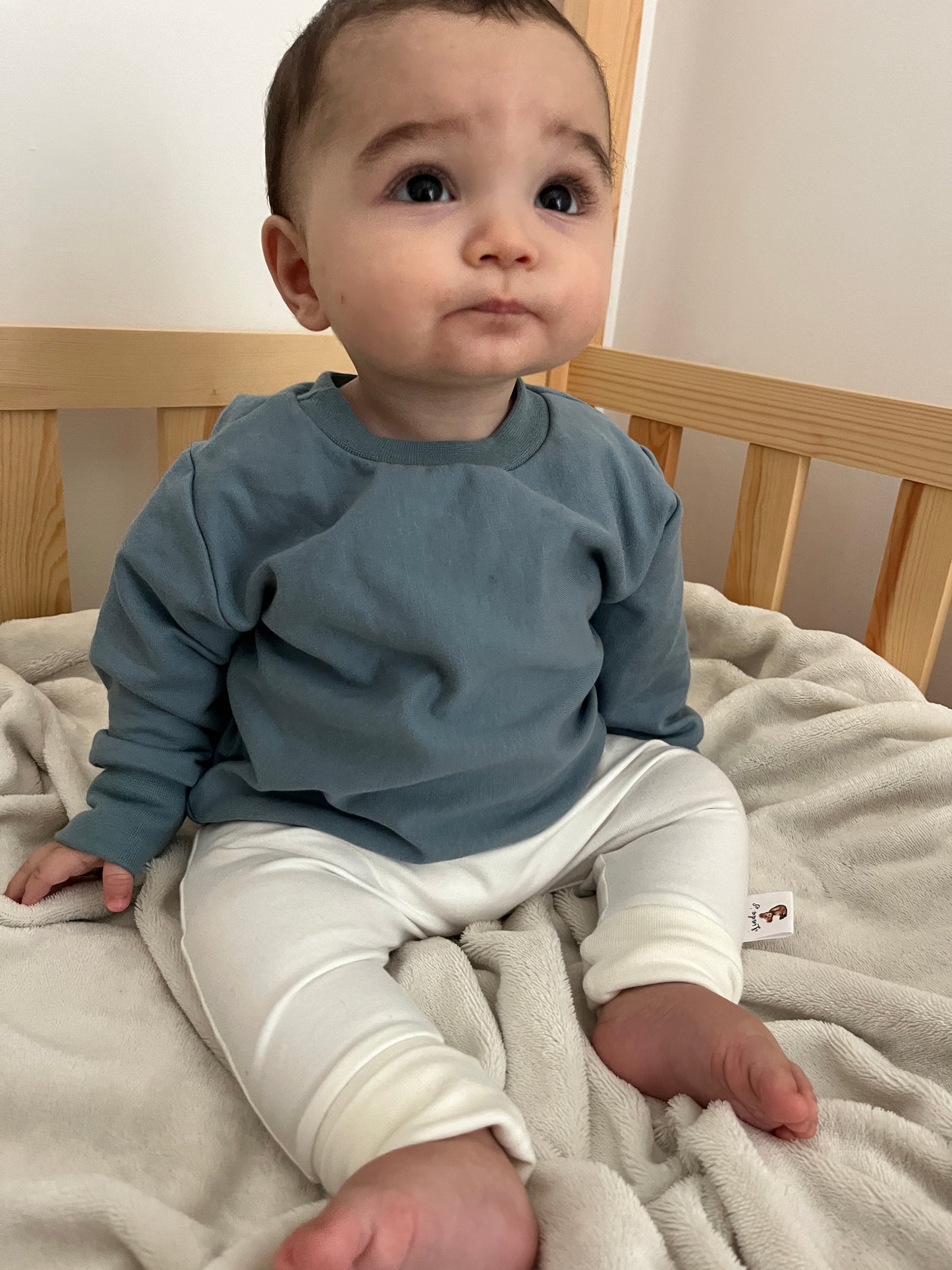 Sarouel couleur écru & blanc cassé Oeko-Tex