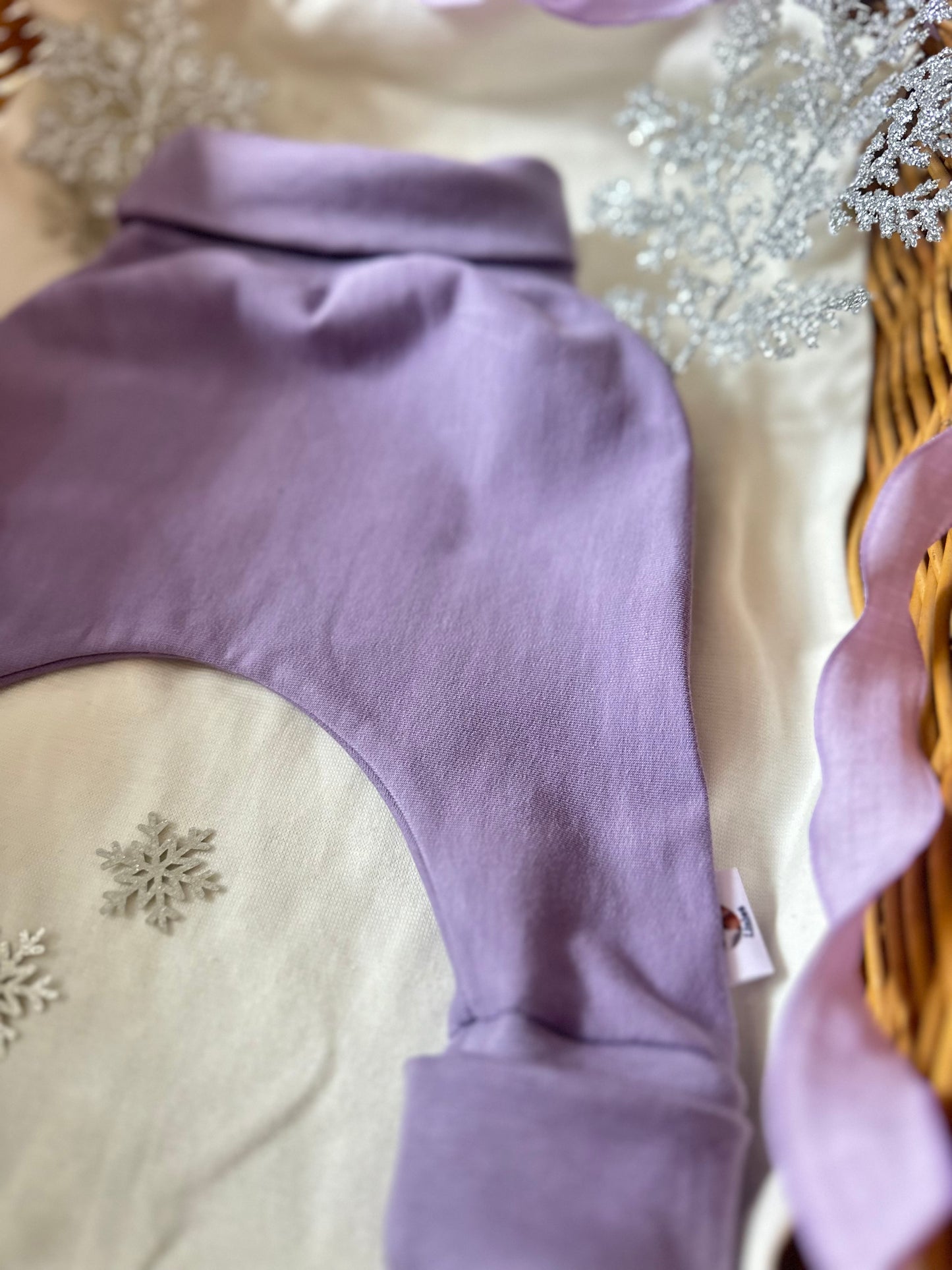 Sarouel couleur lilas Oeko-Tex