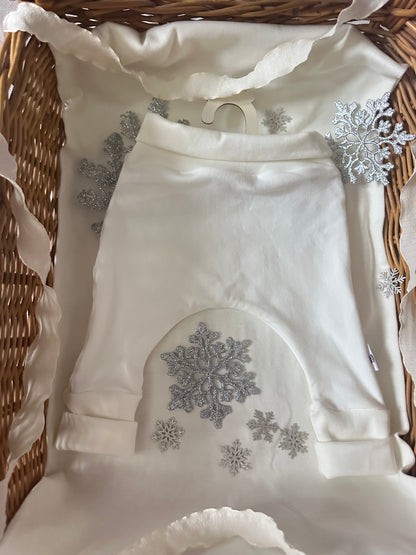 Sarouel couleur écru & blanc cassé Oeko-Tex