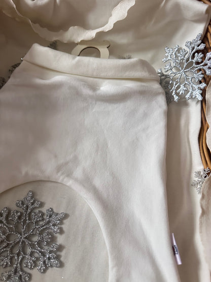 Sarouel couleur écru & blanc cassé Oeko-Tex