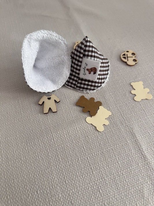 Lot de 2 pare-pipi en tissu Oeko-tex