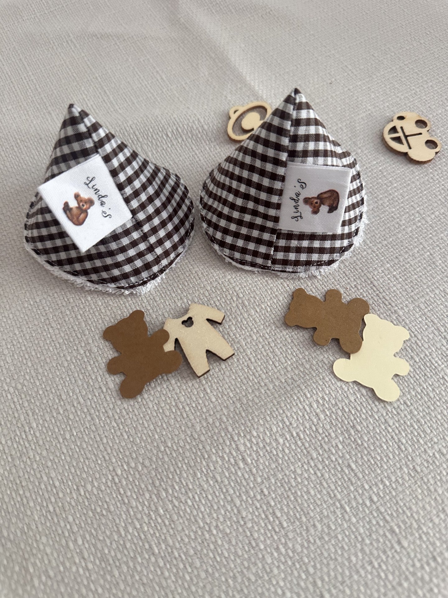 Lot de 2 pare-pipi en tissu Oeko-tex