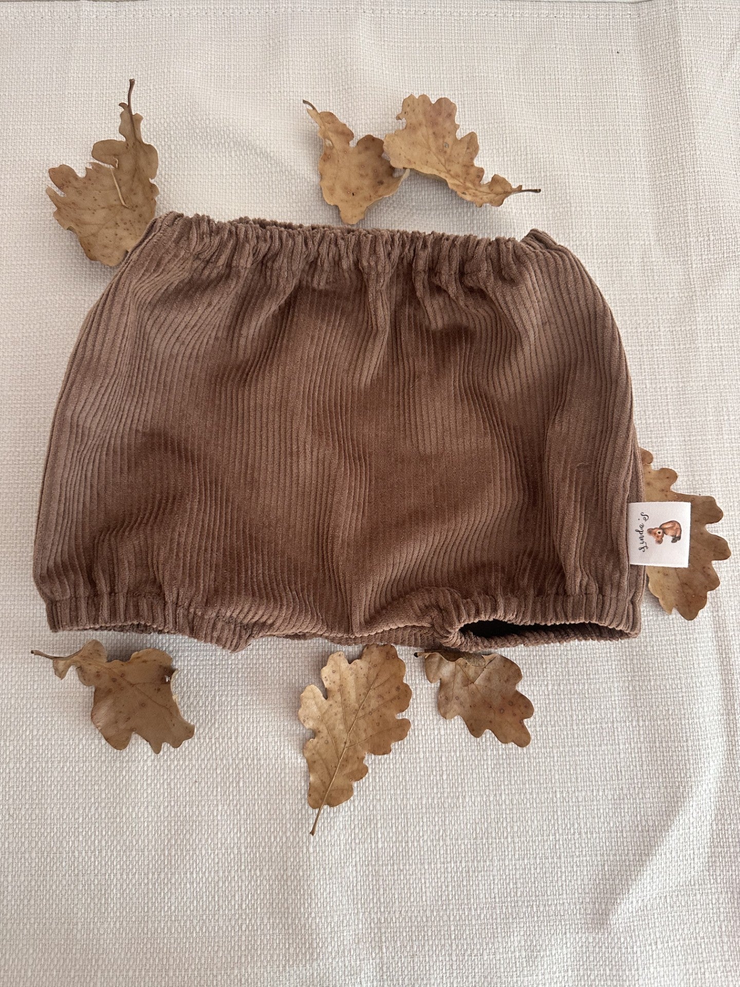 Bloomer en velours marron Oeko-Tex